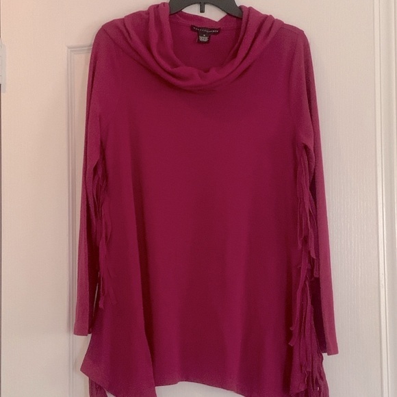 Women’s Grace Elements Pullover Cowl Neck Sweater. Size M Burgandy. - Picture 1 of 4